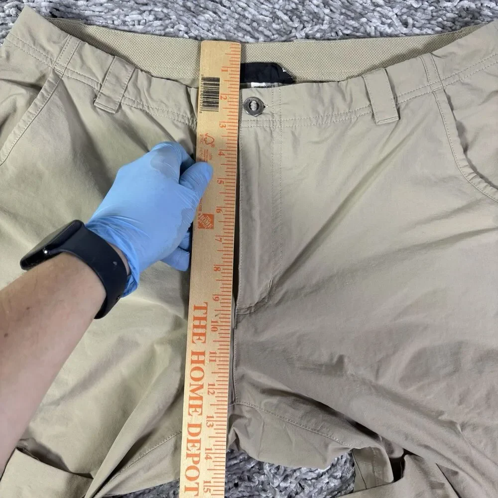 Patagonia Rock Guide Pants Mens 36 Beige Cargo Lightweight Utility Hiking Nature